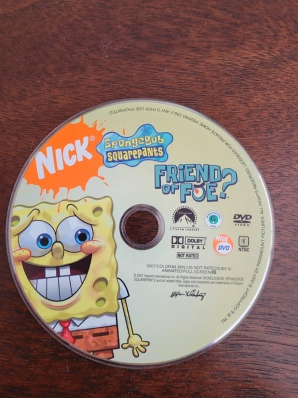 Nickelodeon - SpongeBob SquarePants - Friend or Foe? DVD Movie